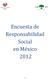 Encuesta de Responsabilidad Social en México 2012