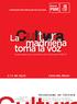 JORNADAS SECTORIALES de CULTURA. Organizadas por la Secretaría de Cultura del PSOE-M