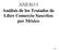 ANEXO I Análisis de los Tratados de Libre Comercio Suscritos por México