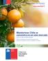 Mandarinas: Chile se concentra en un solo mercado