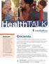 Health TALK. Creciendo. KidsHealth. Enseñe a los adolescentes a hacerse cargo de su salud.