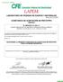 LABORATORIO DE PRUEBAS DE EQUIPOS Y MATERIALES Número: K E/6615 CONSTANCIA DE ACEPTACIÓN DE PROTOTIPO EMPRESA