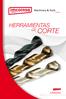 Machinery & tools HERRAMIENTAS CORTE F05_2012/09. Catálogo