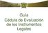 Guía Cédula de Evaluación de los Instrumentos Legales