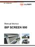 BIP SCREEN 500. Manual técnico BIP SCREEN 500. Pág.1 - Copyright Llaza World, S.A.