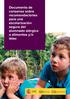 Documento de consenso sobre recomendaciones para una escolarización segura del alumnado alérgico a alimentos y/o látex
