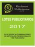 ELIJE ENTRE 94 COMBINACIONES DE ARTICULOS PROMOCIONALES Y DE PUBLICIDAD