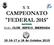 x x CAMPEONATO FEDERAL 2015 Sede: CLUB HIPICO MENDOZA