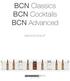 BCN Classics BCN Cocktails BCN Advanced MESOCEUTICALS