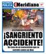 SANGRIENTO ACCIDENTE! *Se trata de un motociclista que se estrelló contra un Atos EN LA FRANCISCO VILLA SUFRIO (Foto de Adrián De los Santos)