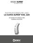 Instrucciones de uso La gama super 440, 220. El modelo S4-VSD/S2-VSD Audífono RIC/RITE