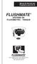 FLUSHMATE FLUSHMATE SISTEMA DE FLUXÓMETRO - TANQUE. Manual de Servicio del Propietario serie 501-B 501-B