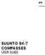SUUNTO SK-7 COMPASSES USER GUIDE