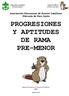 PROGRESIONES Y APTITUDES DE RAMA PRE-MENOR