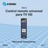 Control remoto universal para TV HD