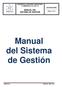 Manual del Sistema de Gestión