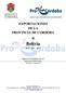 EXPORTACIONES DE LA PROVINCIA DE CORDOBA. a Bolivia. Serie Agencia ProCórdoba S.E.M. Gerencia de Información Técnica y Comercial