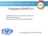 Programa AGAPD-01. La gestión de recursos humanos en proyectos. Cultura Organizacional El proceso de la Planificación Organizacional