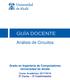 Grado en Ingeniería de Computadores Universidad de Alcalá Curso Académico 2017/2018 2º Curso 2º Cuatrimestre
