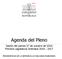 Agenda del Pleno. Sesión del jueves 27 de octubre de 2016 Primera Legislatura Ordinaria PRESIDENCIA DE LA SEÑORA LUZ SALGADO RUBIANES