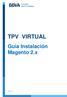 TPV VIRTUAL Guía Instalación Magento 2.x