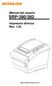 Manual del usuario SRP-380/382 Impresora térmica Rev. 1.03