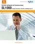 Servidor Inteligente de Comunicaciones. SL1000 Solución Económica, Eficiente y habilitada para IP