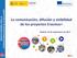 La comunicación, difusión y visibilidad de los proyectos Erasmus+