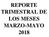 REPORTE TRIMESTRAL DE LOS MESES MARZO-MAYO 2018