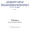 ACQUITY UPLC Guía de mantenimiento y descripción general del sistema de gestión de muestras de flujo a través de aguja