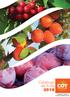 Catálogo de fruta Investigación y difusión de nuevas variedades de fruta