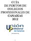 GUÍA DE PERITOS DE COLEGIOS PROFESIONALES DE CANARIAS 2012