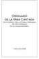 Ordinario de la Misa Cantada De Acuerdo con la Forma Ordinaria del Rito Romano En el Idioma Español
