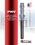 PWV. VS6 (tipo barril) VS1 (tipo sumidero) API 610 Bomba vertical de turbina