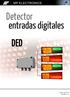 Detector entradas digitales DED