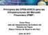 Principios del CPSS-IOSCO para las Infraestructuras del Mercado Financiero (PIMF)