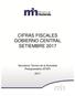 CIFRAS FISCALES GOBIERNO CENTRAL SETIEMBRE 2017