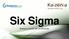 Six Sigma. Niveles y cursos de certificación