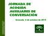 Granada, 4 de octubre de 2017 JORNADA DE ACOGIDA AUXILIARES DE CONVERSACIÓN