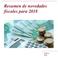 Resumen de novedades fiscales para 2018