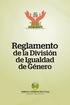 División de Igualdad de Género. Reglamento. de la División de Igualdad de Género. República Dominicana