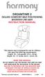 DREAMTIME 2 INSTRUCTION MANUAL DELUXE COMFORT BELT-POSITIONING BOOSTER CAR SEAT READ THIS MANUAL