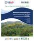 Manual metodológico. para la construcción de niveles de referencia para REDD+ Programa Regional de Cambio Climático de USAID