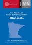 Minnesota Reporte del Estado de la Discapacidad.   Minnesota
