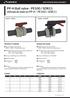 PP-H Ball valve - PE100 / SDR11 Válvula de bola en PP-H - PE100 / SDR11