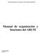 Mecanismo Regional de Cooperación AIG (ARCM) de Sudamérica. Manual de organización y