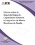 Informe sobre la Segunda Etapa de Capacitación Electoral e Integración de Mesas Directivas de Casilla
