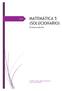 2018 MATEMÁTICA 5 (SOLUCIONARIO) Primera edición. Profesor Álvaro Morera Montoya DIDÁCTICA MULTIMEDIA