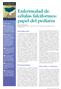 Enfermedad de células falciformes: papel del pediatra