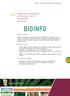 BIOINFO 2.6. Programa de Investigación en Información de la Biodiversidad Amazónica. Capítulo II: Principales resultados de investigación